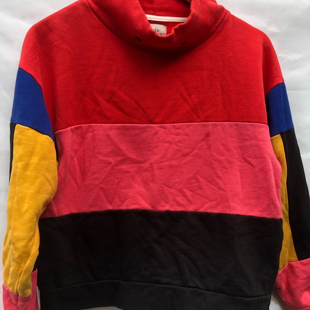 Urban outfitters women sweater long sleeves multicolor sz medium